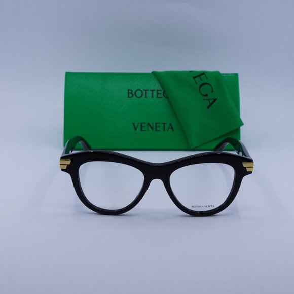 Bottega Veneta BV1105O 001 Cat Eye Eyeglasses 50mm – Black - Picture 3 of 10